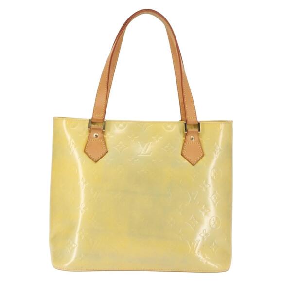 LOUIS VUITTON Monogram Vernis Houston Hand Bag Gris M91053 - Picture 3 of 12